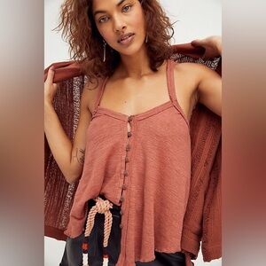 Free People We The Free Dream Weaver Tank size medium